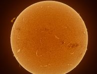 Sonne vom 8. April 2025 Sonne vom 8. April 2025