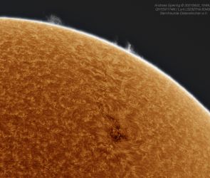 Die Sonne am 3. Juni 2021 im Detail