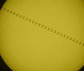ISS-Sonnentransit 15. Juni 2018